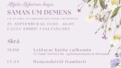 Altjóða Alzheimer Dagur 2